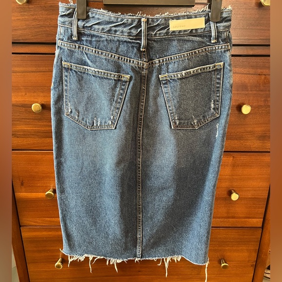 Denim Midi Skirt - Picture 7 of 7